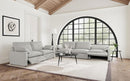 Collins Modular Power Loveseat Grey