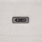 Kennett Chenille Upholstered Power Reclining Sofa Ivory