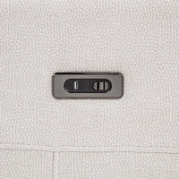 Kennett Chenille Upholstered Power Reclining Sofa Ivory