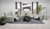 Greenfield 3-piece Power Reclining Sofa Set Dove Grey