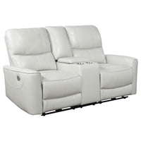Greenfield 3-piece Power Reclining Sofa Set Dove Grey