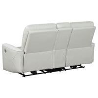 Greenfield 3-piece Power Reclining Sofa Set Dove Grey