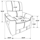 Greenfield 3-piece Power Reclining Sofa Set Dove Grey