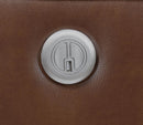 Greenfield Upholstered Power Reclining Sofa Saddle Brown