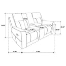 Brentwood 3-piece Upholstered Reclining Sofa Set Taupe
