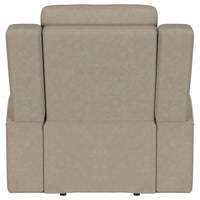 Brentwood Upholstered Recliner Chair Taupe