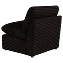 Collins Modular Armless Chair Chocolate Brown