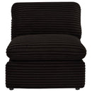 Collins Modular Power Armless Recliner Chocolate Brown
