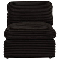 Collins Modular Power Armless Recliner Chocolate Brown