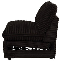 Collins Modular Power Armless Recliner Chocolate Brown
