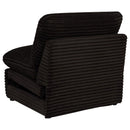 Collins Modular Power Armless Recliner Chocolate Brown
