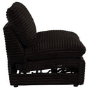 Collins Modular Power Armless Recliner Chocolate Brown