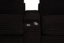 Collins Upholstered Modular Storage Console Chocolate Brown