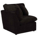 Collins Modular Corner Chair Chocolate Brown