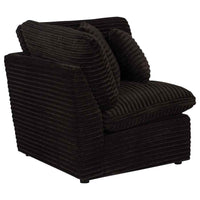 Collins Modular Corner Chair Chocolate Brown