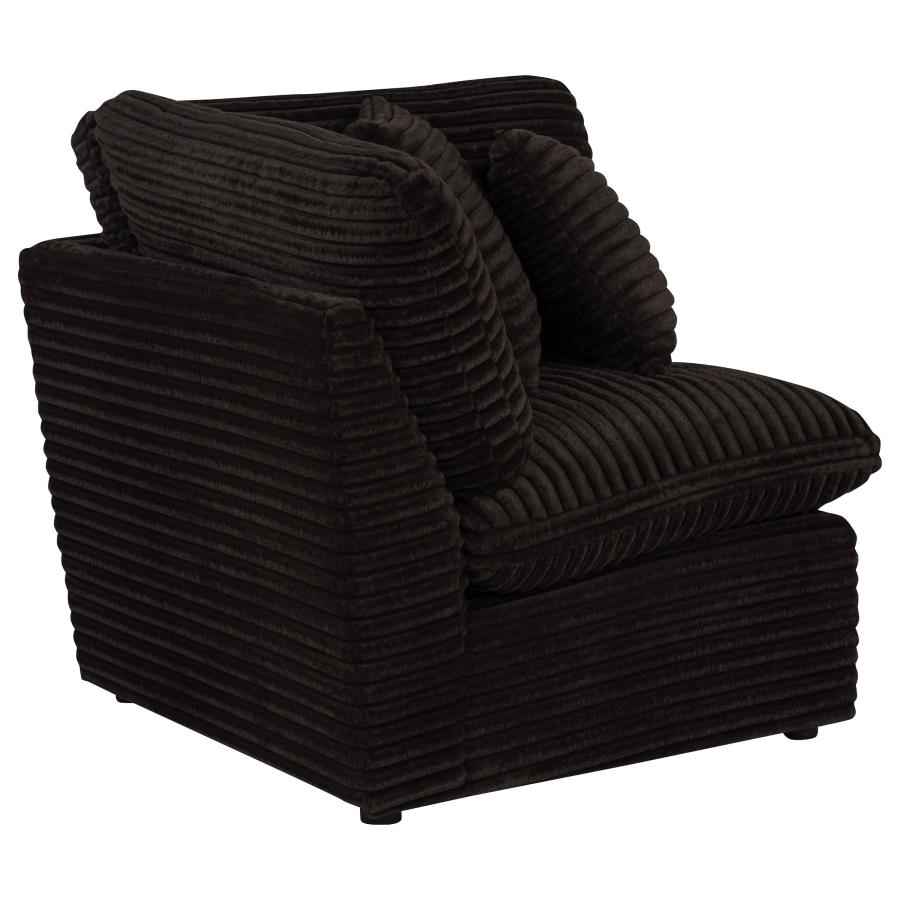 Collins Modular Corner Chair Chocolate Brown