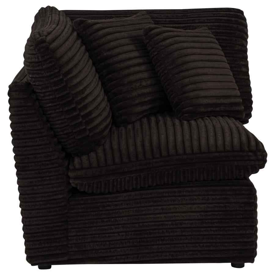 Collins Modular Corner Chair Chocolate Brown