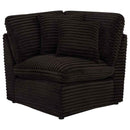 Collins Modular Corner Chair Chocolate Brown