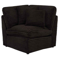 Collins Modular Corner Chair Chocolate Brown