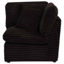 Collins Modular Corner Chair Chocolate Brown