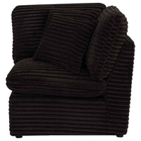 Collins Modular Corner Chair Chocolate Brown