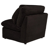 Collins Modular Corner Chair Chocolate Brown