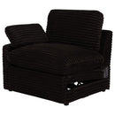 Collins Modular LAF Power Recliner Chocolate Brown