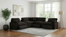 Collins 7-piece Modular Power Reclining Sectional Chocolate Brown