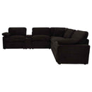 Collins 7-piece Modular Power Reclining Sectional Chocolate Brown