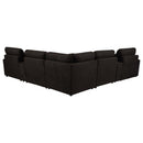 Collins 7-piece Modular Power Reclining Sectional Chocolate Brown