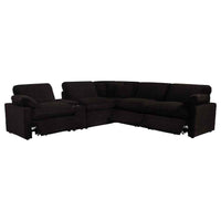Collins 6-piece Modular Power Reclining Sectional Chocolate Brown
