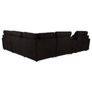 Collins 6-piece Modular Power Reclining Sectional Chocolate Brown
