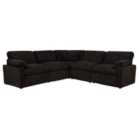 Collins 5-piece Modular Power Reclining Sectional Chocolate Brown