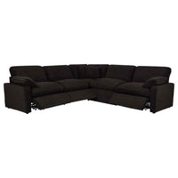 Collins 5-piece Modular Power Reclining Sectional Chocolate Brown