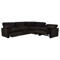 Collins 5-piece Modular Power Reclining Sectional Chocolate Brown