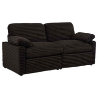 Collins Modular Power Loveseat Chocolate Brown