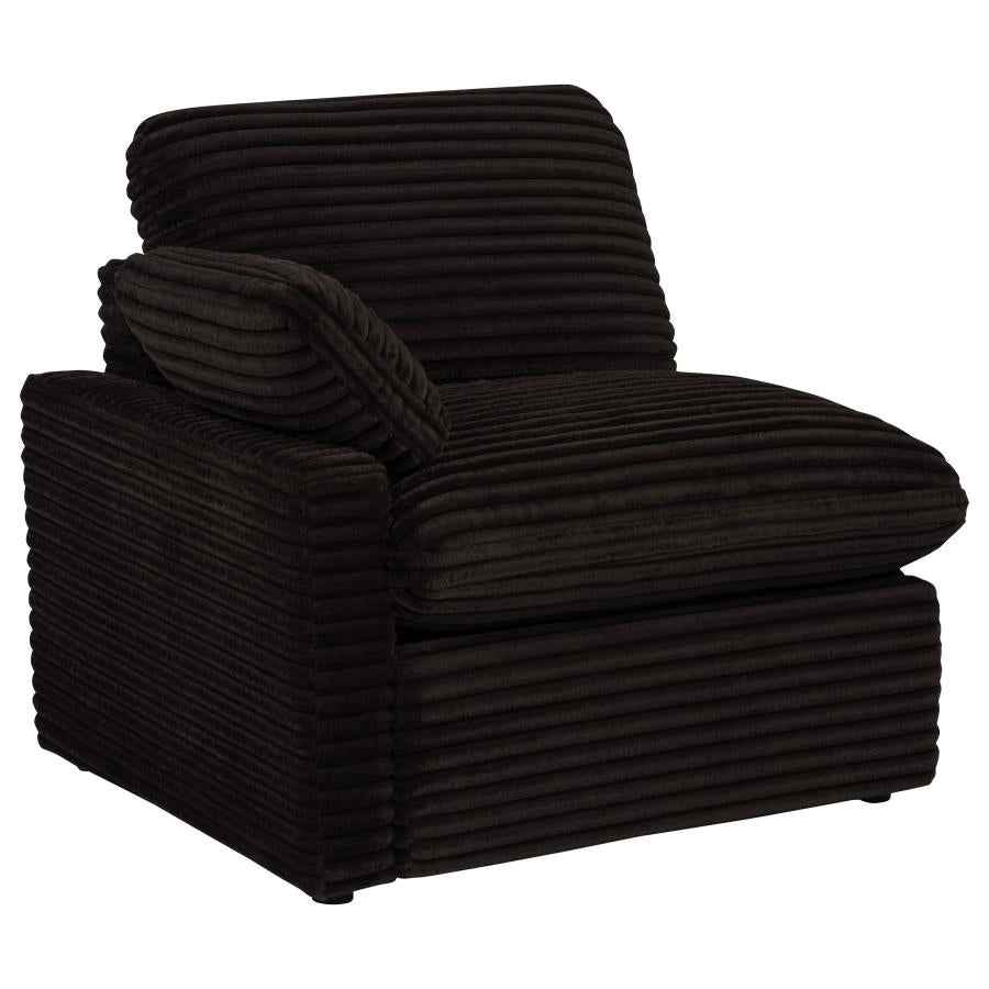 Collins Modular Power Loveseat Chocolate Brown