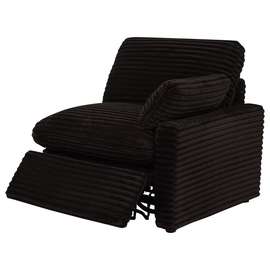 Collins Modular Power Loveseat Chocolate Brown