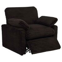 Collins Upholstered Power Recliner Chair Chocolate Brown