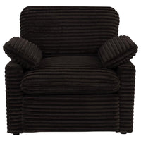 Collins Upholstered Power Recliner Chair Chocolate Brown