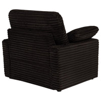 Collins Upholstered Power Recliner Chair Chocolate Brown