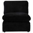 Collins Modular Armless Chair Black
