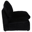 Collins Modular Armless Chair Black