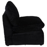 Collins Modular Armless Chair Black