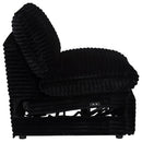 Collins Modular Power Armless Recliner Black