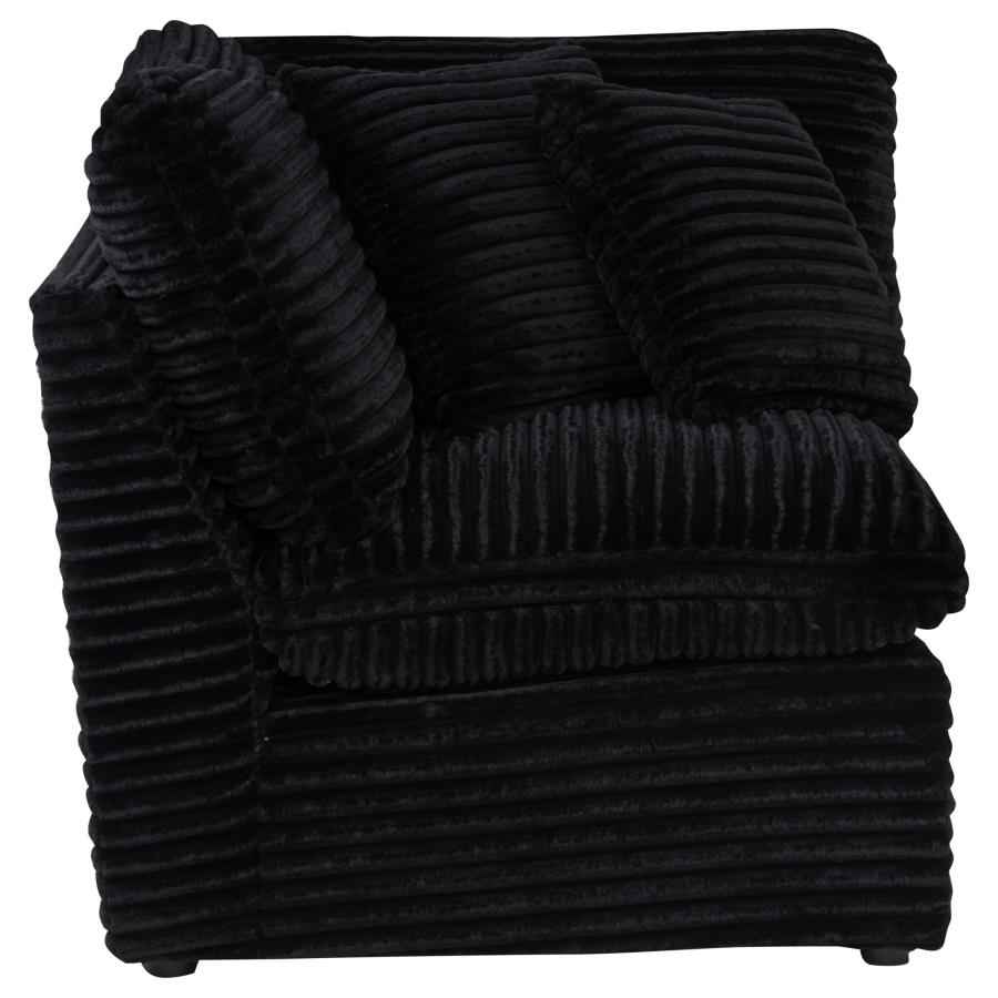Collins Modular Corner Chair Black