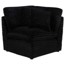 Collins Modular Corner Chair Black