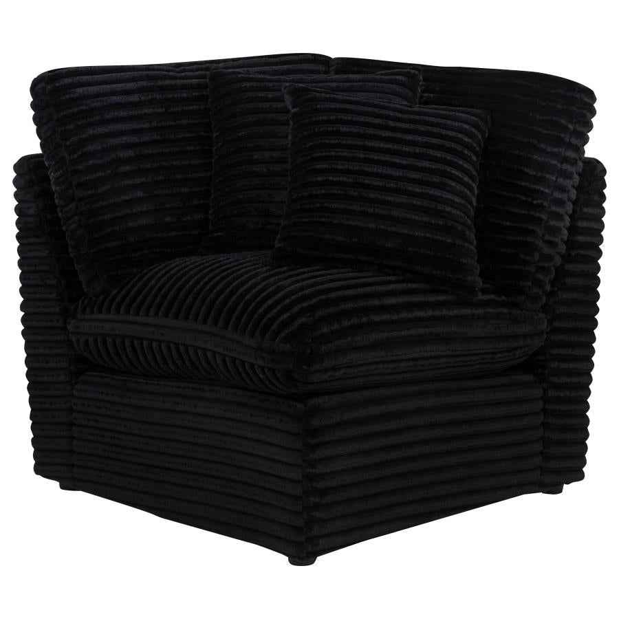 Collins Modular Corner Chair Black