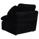 Collins Modular Corner Chair Black