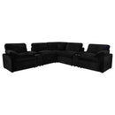Collins 7-piece Modular Power Reclining Sectional Black